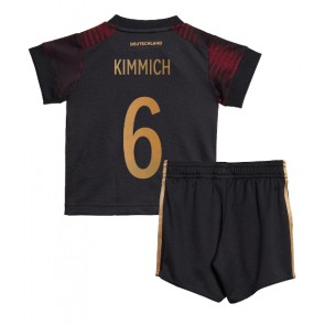 Lacne Dětský Futbalové dres Nemecko Joshua Kimmich #6 MS 2022 Krátky Rukáv - Preč (+ trenírky)